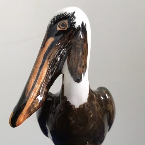 SALE!! 70sCanada woolポンチョpelican vintage 1970s The Townsends Rare Vintage Coastal Ceramic Pelican